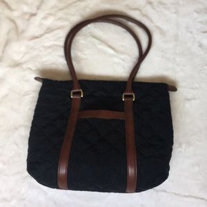 Talbots Quilted Tote Purse